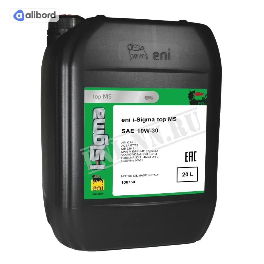 Олива моторна Eni i-Sigma top MS 10W-30 (Бочка 205л) 106710