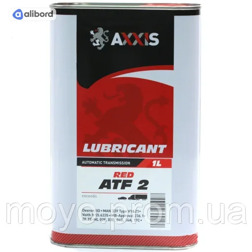 Олива трансміс.(червоне) AXXIS  ATF 2   (Каністра 4л) AX-2066