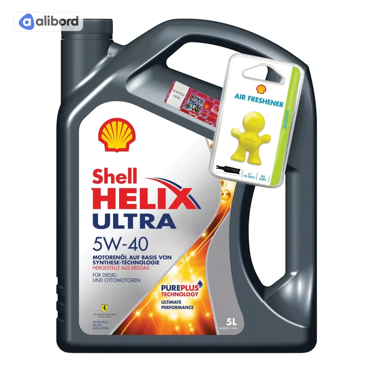 Олива моторна SHELL Helix Ultra SAE 5W-40 (Каністра 4л) 550073588