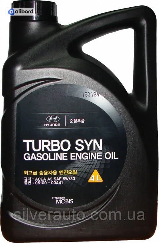 Олива моторна HYUNDAI TURBO SYN SAE 5W-30 SM/GF-4 (4л) 0510000441